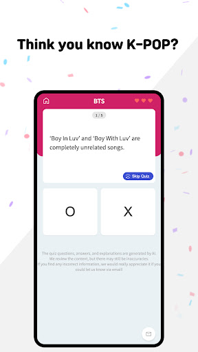 QQuiz K-POP ekran görüntüsü