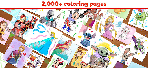 Disney Coloring World ekran görüntüsü