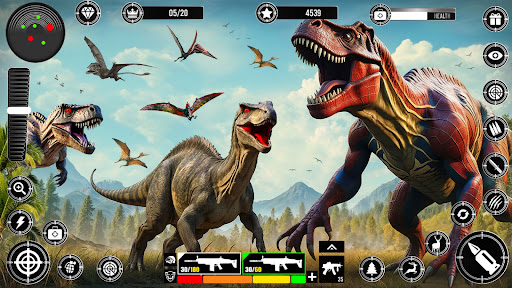 Wild Dino Hunting Gun Games ekran görüntüsü