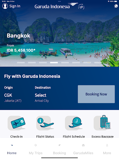 FlyGaruda ekran görüntüsü