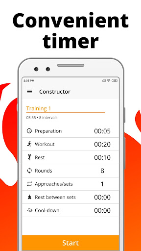 Burn IT Workout Tabata Timer ekran görüntüsü