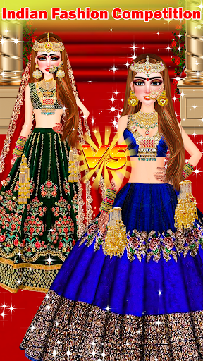 Indian Game Makeup & Dress up ekran görüntüsü