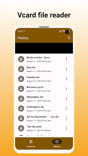 Vcard Converter - Convert VCF ekran görüntüsü