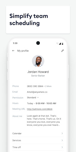 Setmore Appointment Scheduling ekran görüntüsü
