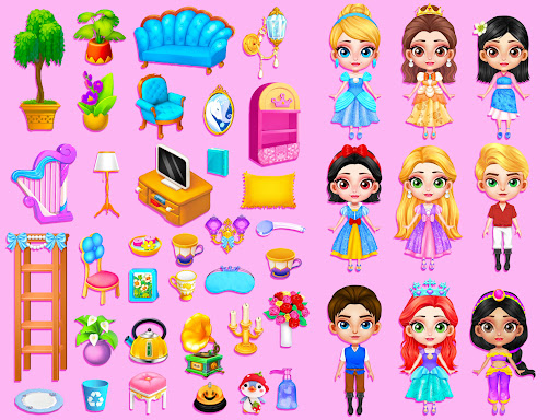 Princess Town Doll House Games ekran görüntüsü