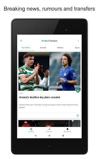 Football.London ekran görüntüsü