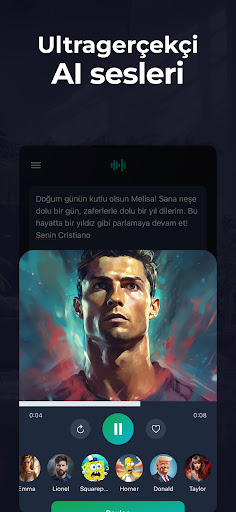 Voices AI: Sesinizi Değiştirin ekran görüntüsü