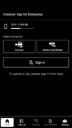 Sony | Creators' App for ENT ekran görüntüsü
