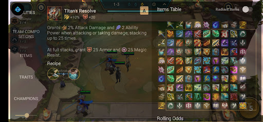 Builds for TFT - LoLChess ekran görüntüsü
