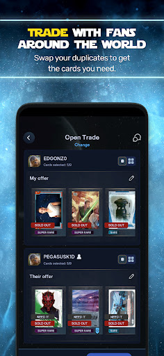 Star Wars Card Trader by Topps ekran görüntüsü