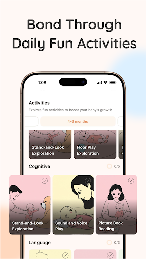 Coozy: Baby Milestone Tracker ekran görüntüsü
