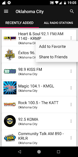 Oklahoma City Radio Stations ekran görüntüsü