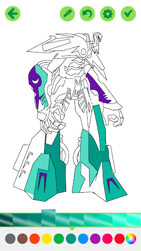 Robots City Coloring for Boys ekran görüntüsü