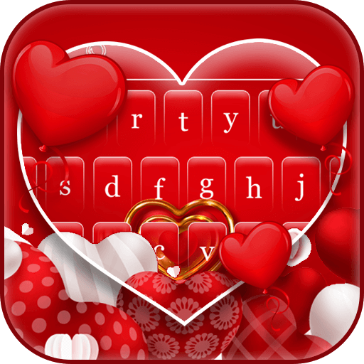 Red Heart Keyboard