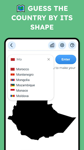 Globle - Guess the Country ekran görüntüsü