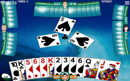 Golden Card Games Tarneeb Trix ekran görüntüsü