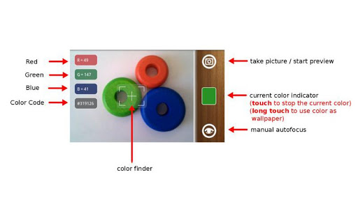 ColorMeter - color picker RGB ekran görüntüsü