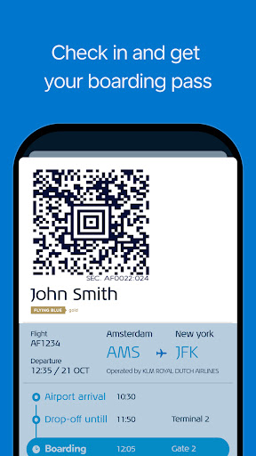 KLM - Book a flight ekran görüntüsü