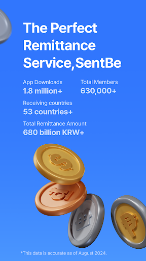 SentBe Global Money Transfer ekran görüntüsü