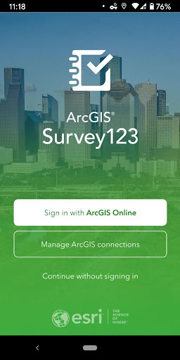 ArcGIS Survey123 ekran görüntüsü