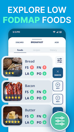 Low FODMAP Diet: IBS tracker ekran görüntüsü