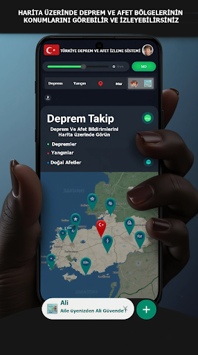 Deprem Ve Afet Uyarı Sistemi ekran görüntüsü