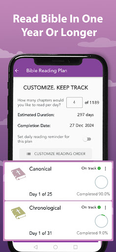 Bible Reading Plans -Study KJV ekran görüntüsü