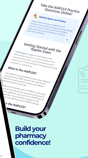 NAPLEX Practice test ekran görüntüsü