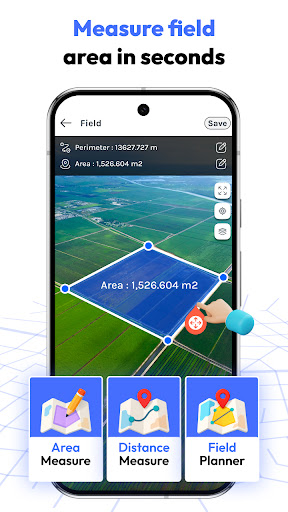 GPS Alan Ölçümü - FieldCalc ekran görüntüsü