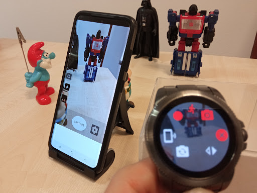 wear os camera ekran görüntüsü