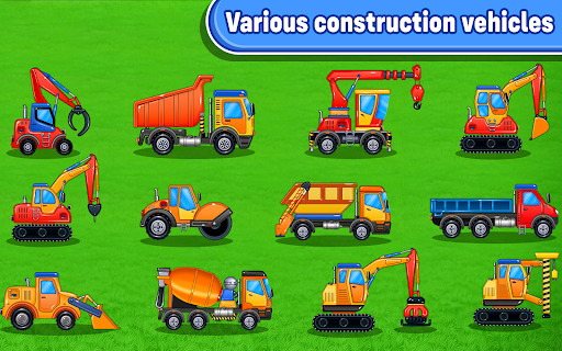 Truck Games Build House Kids 2 ekran görüntüsü