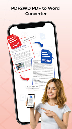 PDF2WD - PDF To Word Converter ekran görüntüsü