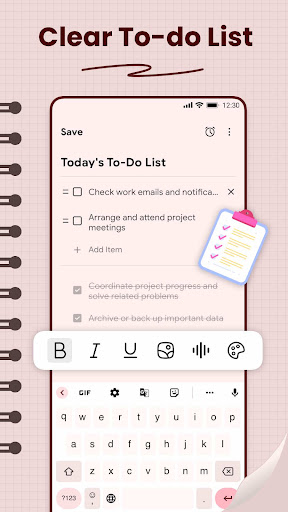 Notes, Notepad & Memo Calendar ekran görüntüsü