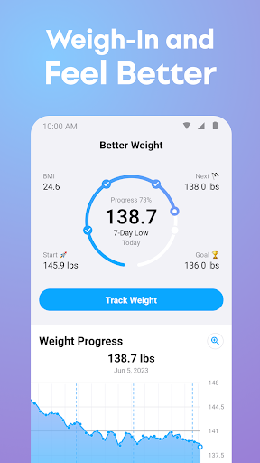 Weight Tracker, BMI Calculator ekran görüntüsü