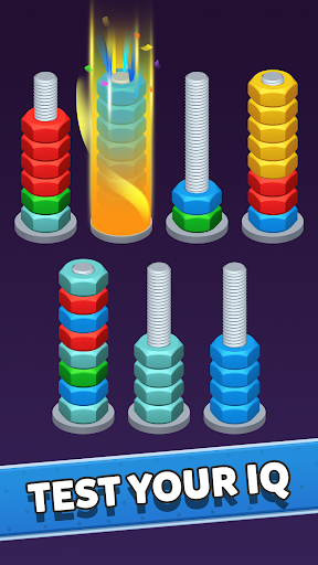 Color Nuts Sort Puzzle ekran görüntüsü
