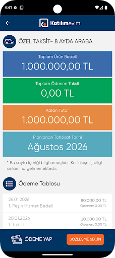 Katılımevim ekran görüntüsü