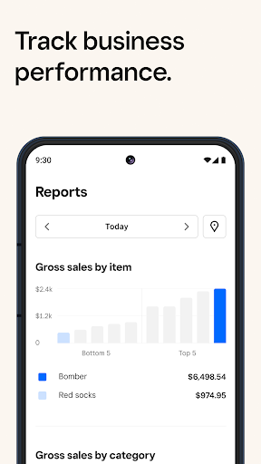 Square Dashboard ekran görüntüsü