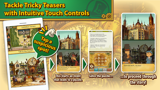 Layton: Lost Future in HD ekran görüntüsü