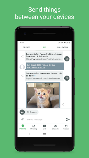 Pushbullet: SMS on PC and more ekran görüntüsü