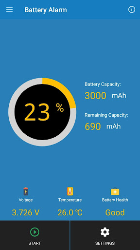 Full Battery Charge Alarm ekran görüntüsü