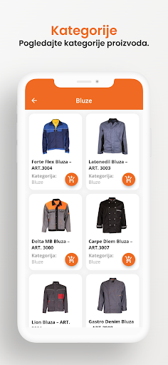 Gončin Workwear ekran görüntüsü