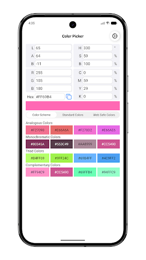 Color Picker - Color Palette ekran görüntüsü