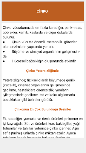 Vitamin Mineraller ekran görüntüsü