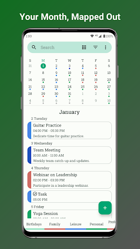 Fossify Calendar ekran görüntüsü