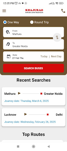 Khajurao Tours And Travels ekran görüntüsü