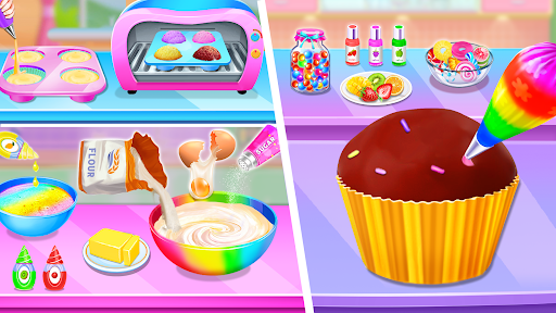 Sweet Bakery: Baking Cake Game ekran görüntüsü