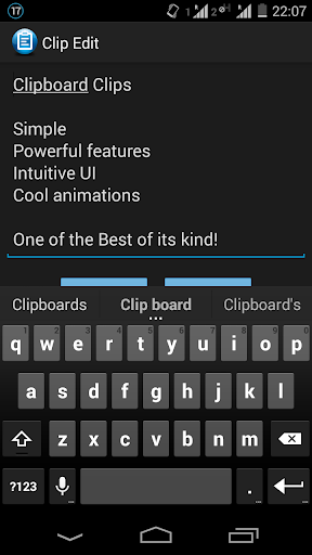 Clipboard Clips ekran görüntüsü