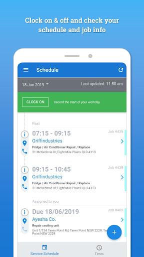 Simpro Mobile ekran görüntüsü