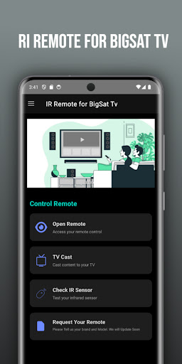 Remote for Bigsat Tv ekran görüntüsü