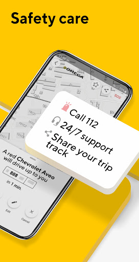 Omega: taxi service ekran görüntüsü